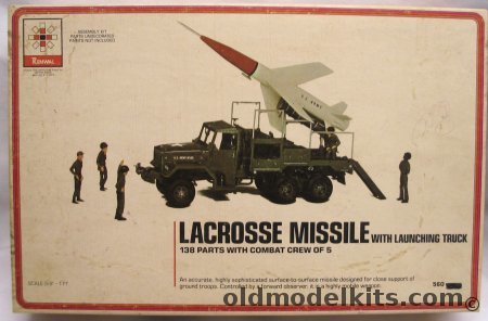 Renwal 1/32 Lacrosse Missile with Launching Truck and Crew, 560 plastic model kit